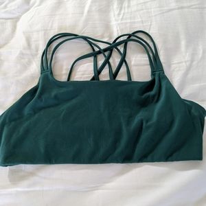 Athleta Hyperfocused Bra - Dragonfly Green